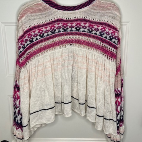 FREE PEOPLE open front cropped cardigan size S - Picture 7 of 7